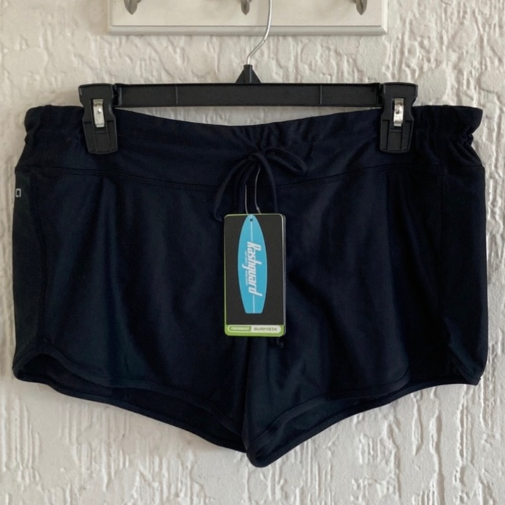 Tesla Gear Black Rashguard Shorts Size Medium